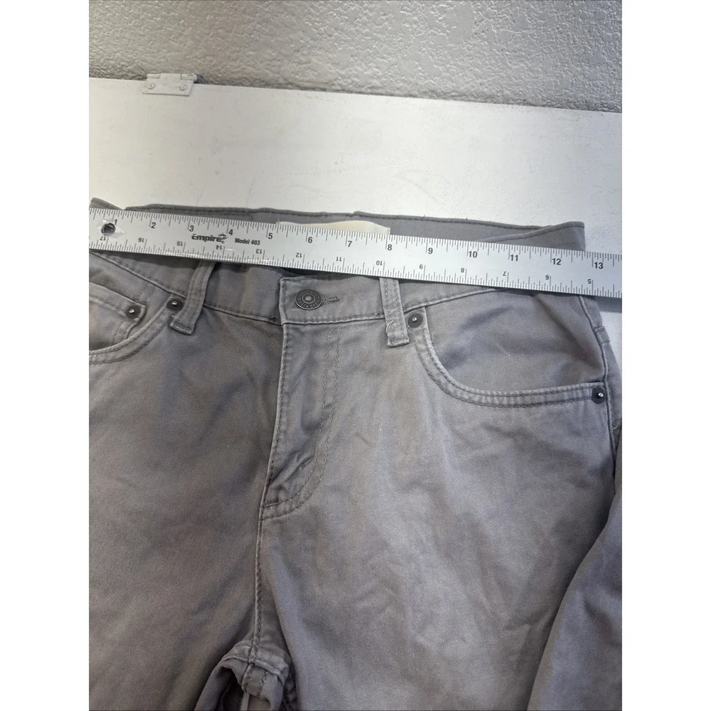 Levis 511 Slim Boys Gray Jeans Size 14 27x27 Slim Fit Casual Denim